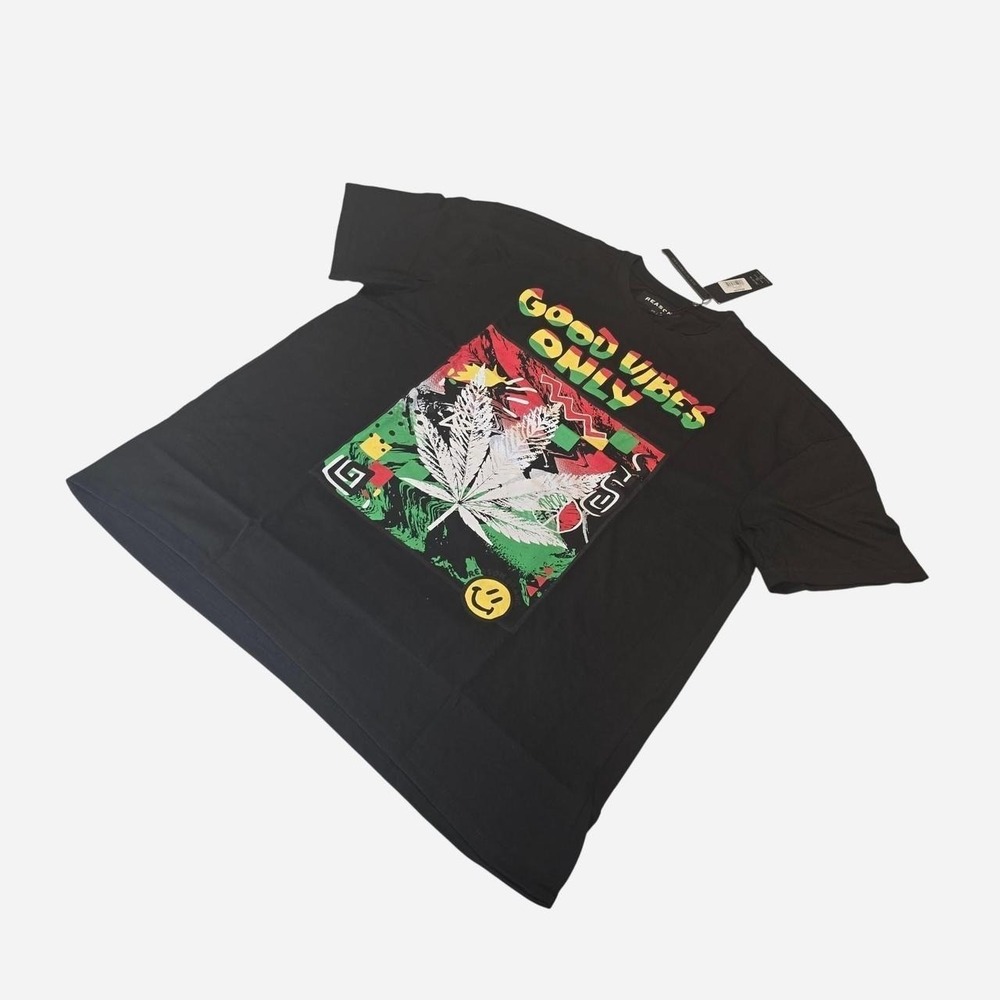 Reason Good Vibes Only Black Tee -
